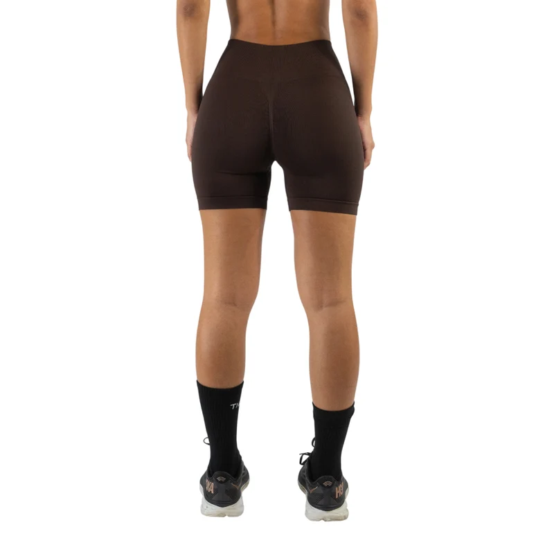 TNG Licra Deportiva Corta Alpha Café, para Mujer