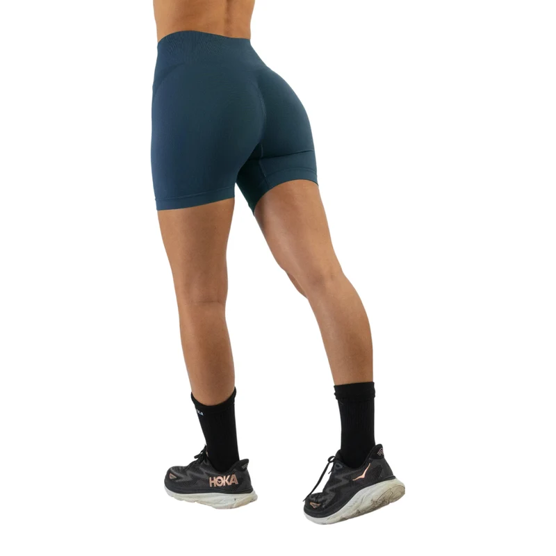 TNG Licra Deportiva Corta Alpha Azul, para Mujer