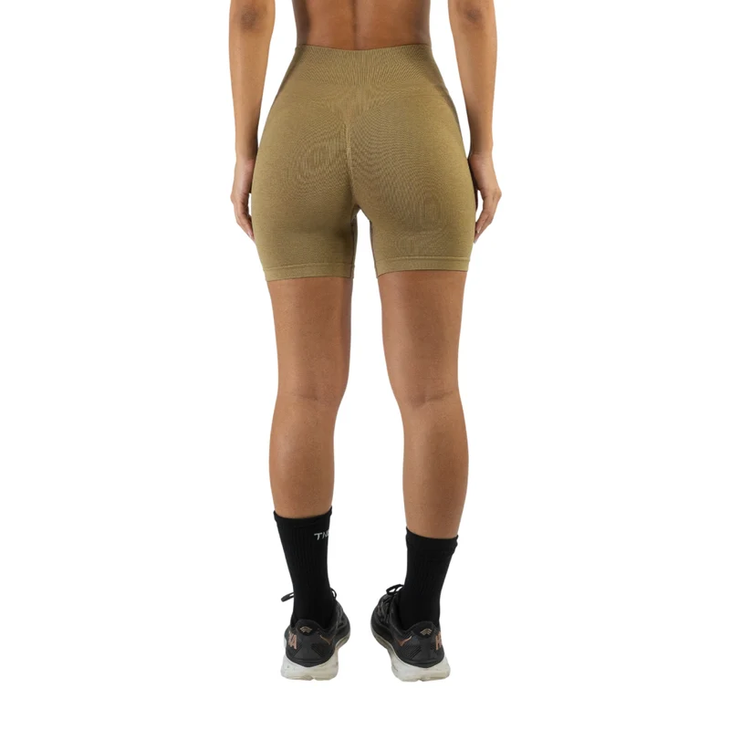 TNG Licra Deportiva Corta Alpha Dorado, para Mujer