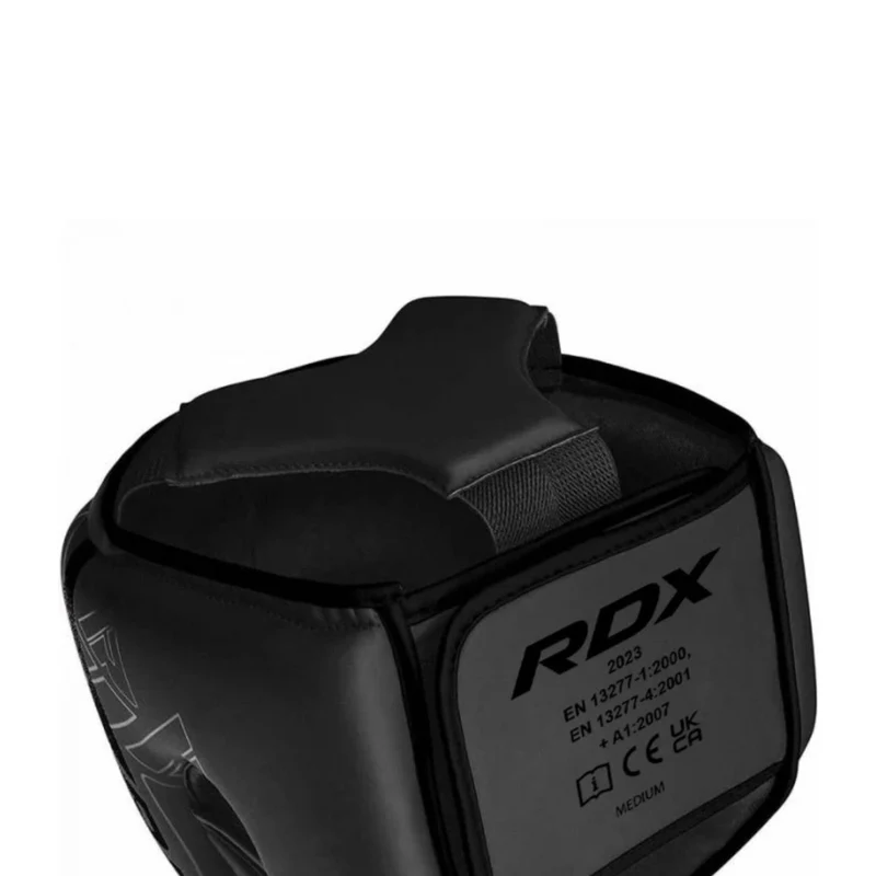 RDX Casco de Boxeo Negro F6