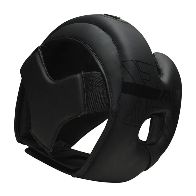 RDX Casco de Boxeo Negro F6