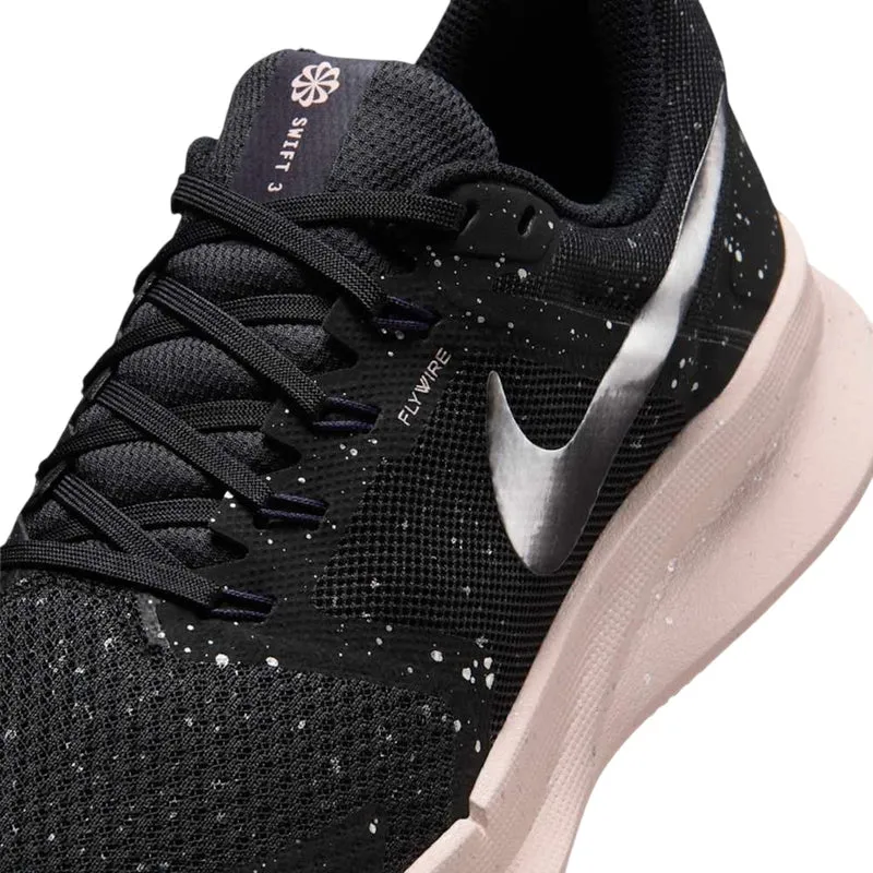 Nike Tenis Run Swift 3 Negro/Rosa/Blanco, para Mujer