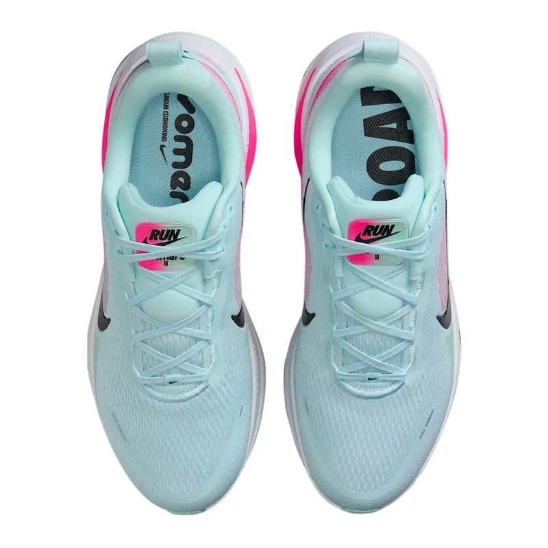 Nike Tenis Vomero 18 Celeste/Blanco/Rosa, para Hombre