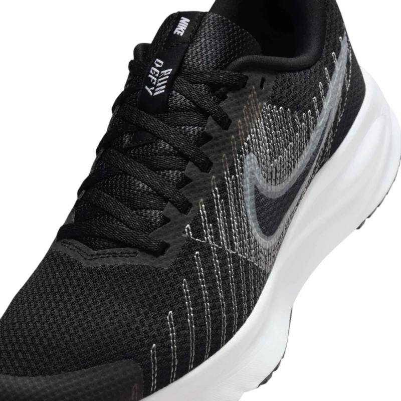 Nike Tenis Run Defy Blanco/Negro, para Mujer