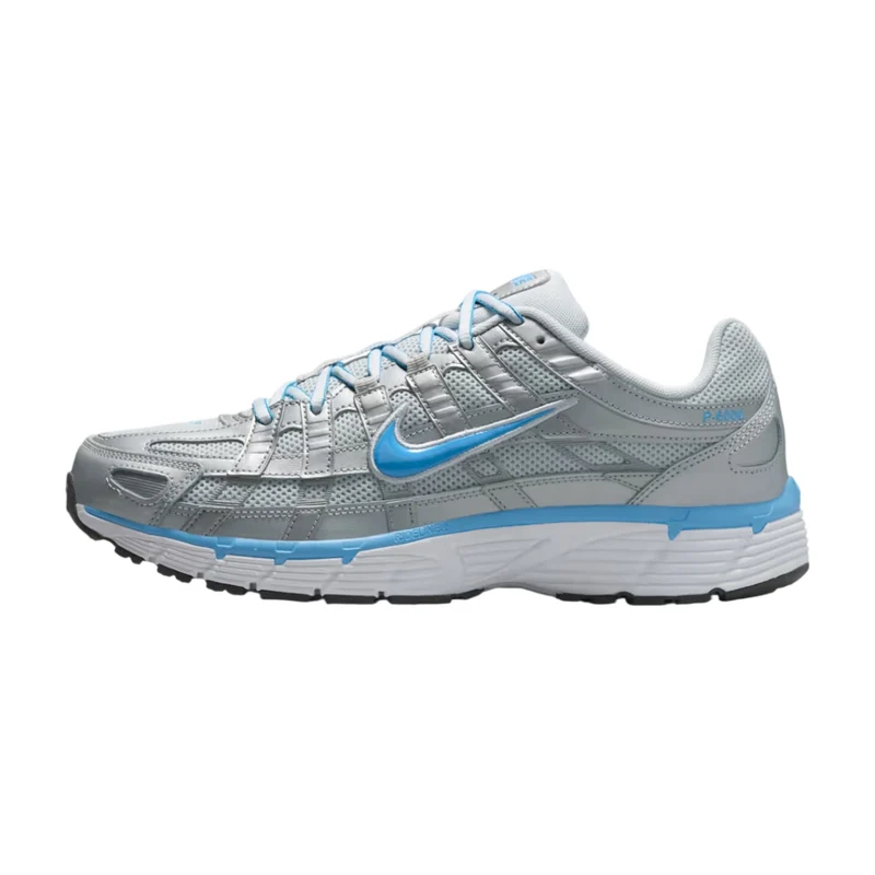 Nike Tenis P-6000 Gris/Celeste, para Hombre