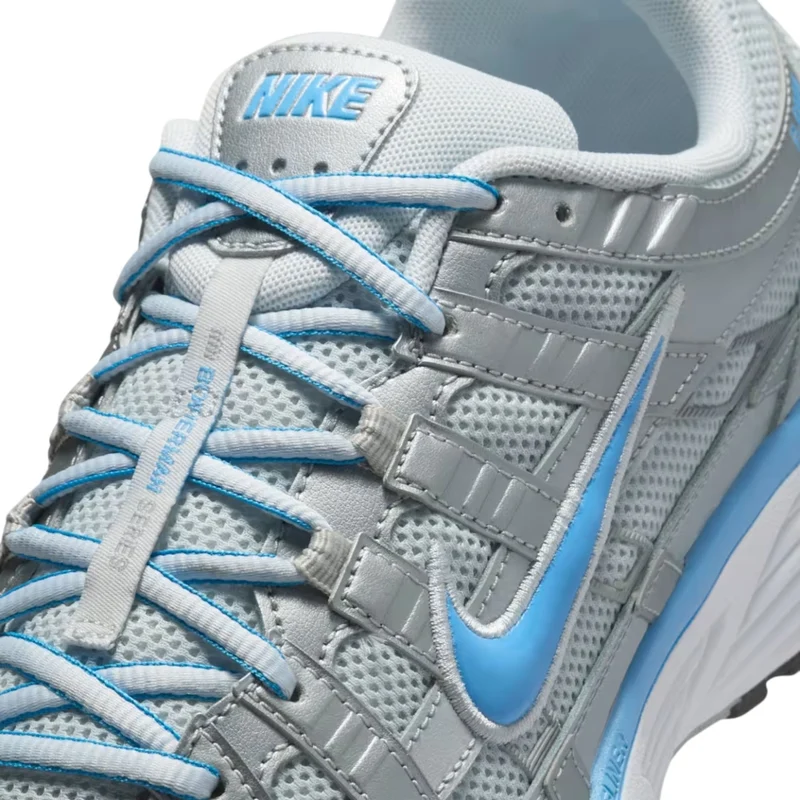 Nike Tenis P-6000 Gris/Celeste, para Hombre