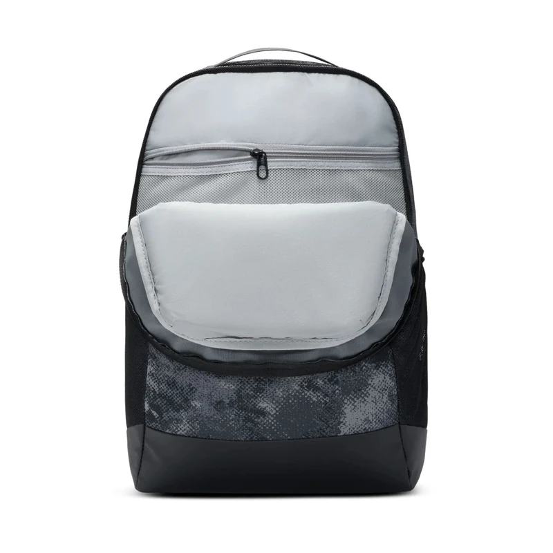 Nike Mochila Deportiva Brasilia, Gris/Negro