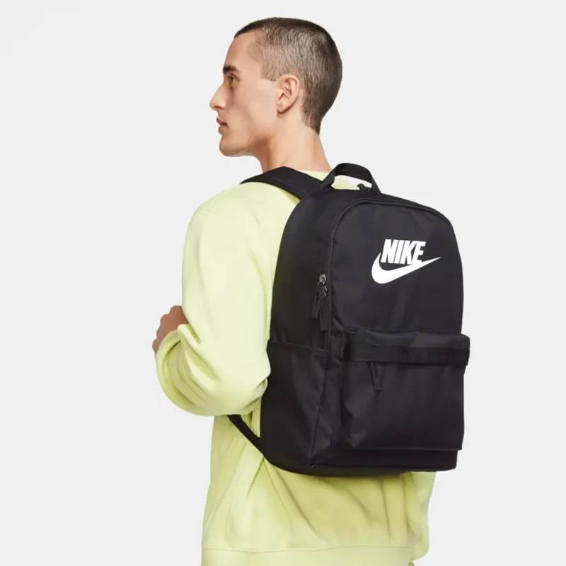 Nike Mochila Deportiva Heritage Backpack Unisex, Negro