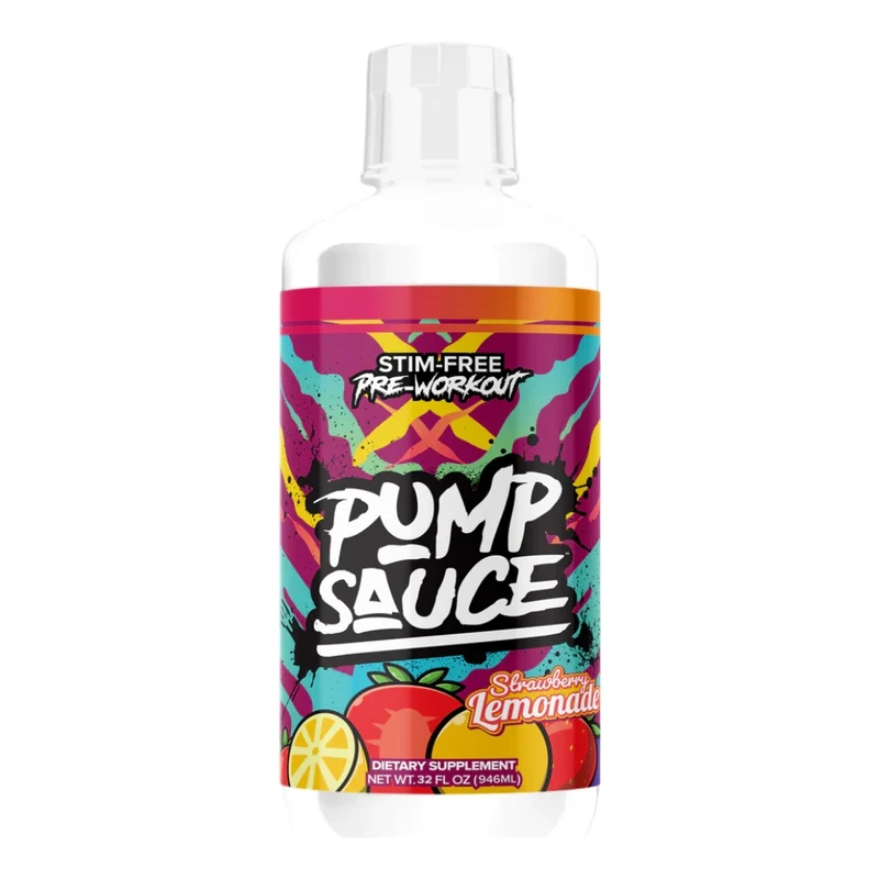 Pump Sauce Bebida Deportiva Pre-Working Sin Cafeína, 32 Onzas