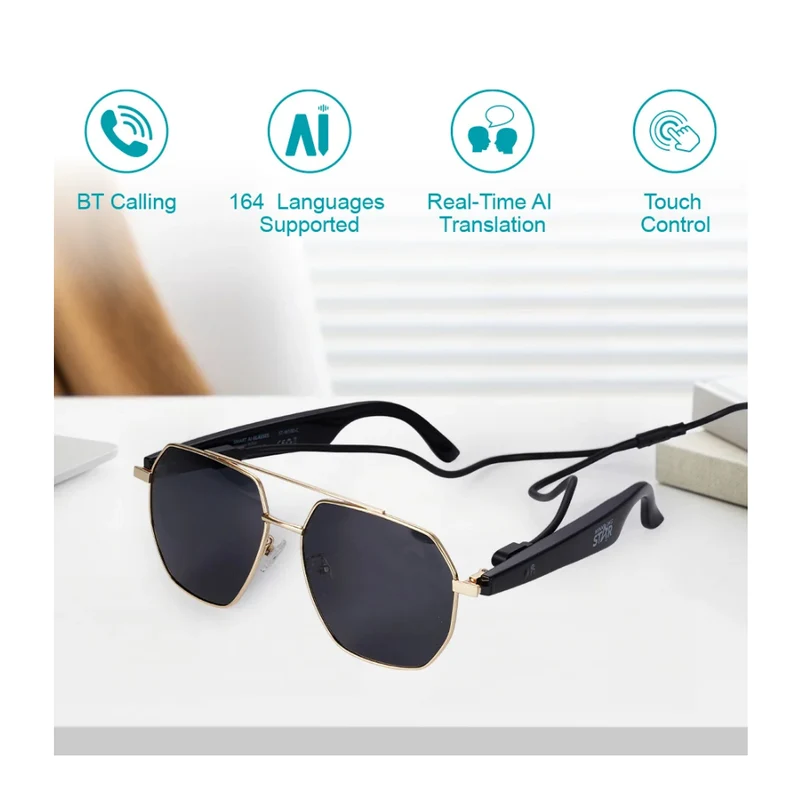 Winning Star Lentes Inteligentes con Bluetooth, St-W100-C