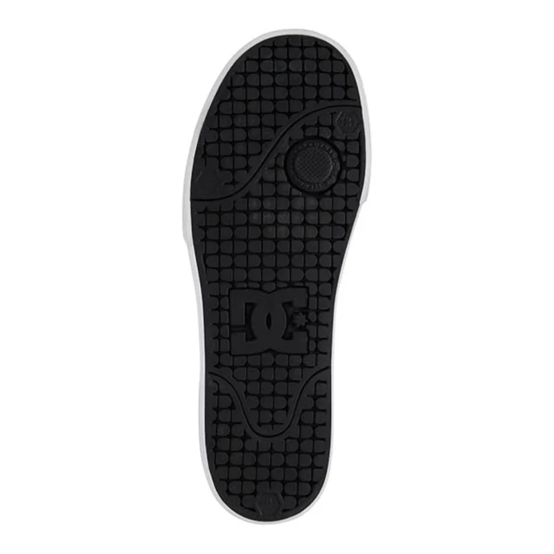 DC Shoes Tenis Pure Blanco/Negro, para Hombre