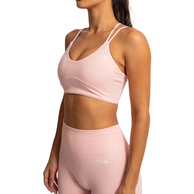 TNG Top Speed Sports Bra Rosa, para Mujer