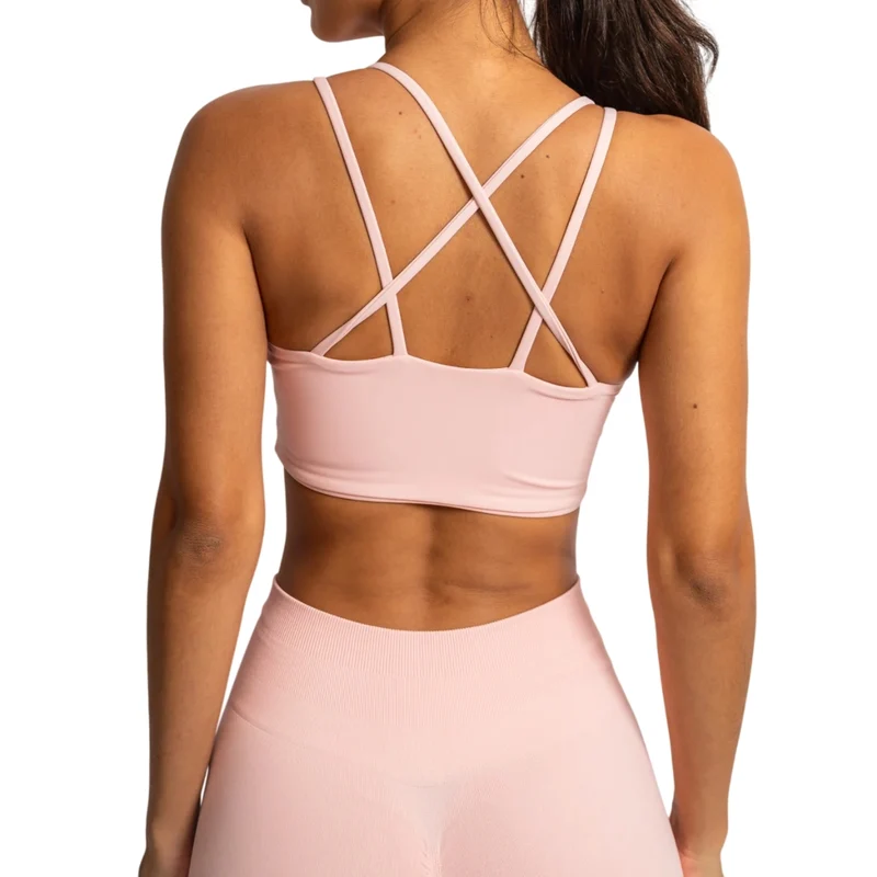 TNG Top Speed Sports Bra Rosa, para Mujer
