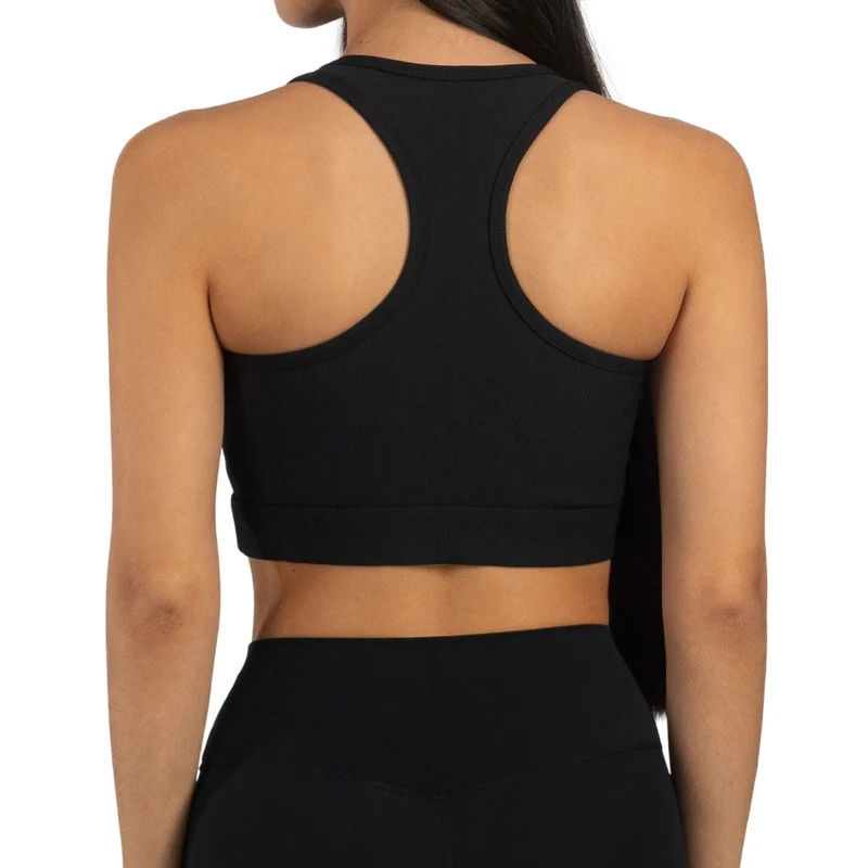 TNG Top Deportivo V-Cut Sports Bra Negro, para Mujer