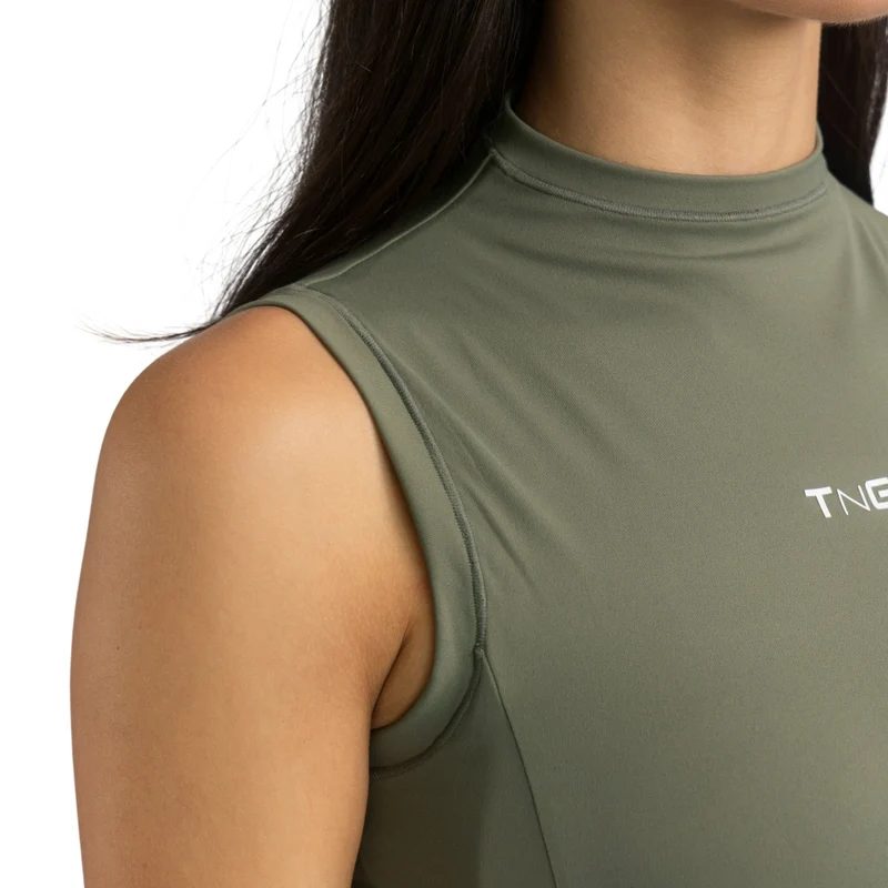 TNG Top Deportivo Pulse Tank Verde, para Mujer