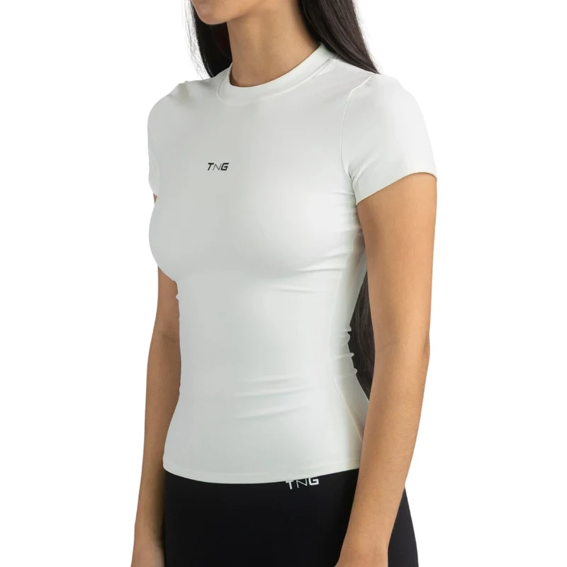 TNG Camiseta Manga Corta Pulse Blanco, para Mujer
