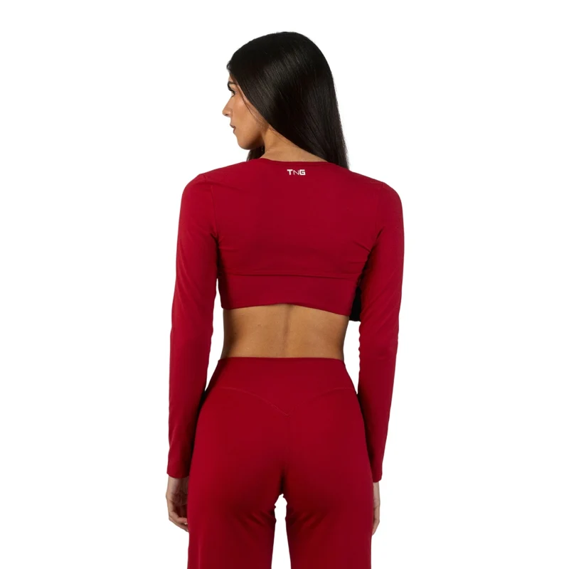 TNG Mangas Deportivas Relume Rojo, para Mujer