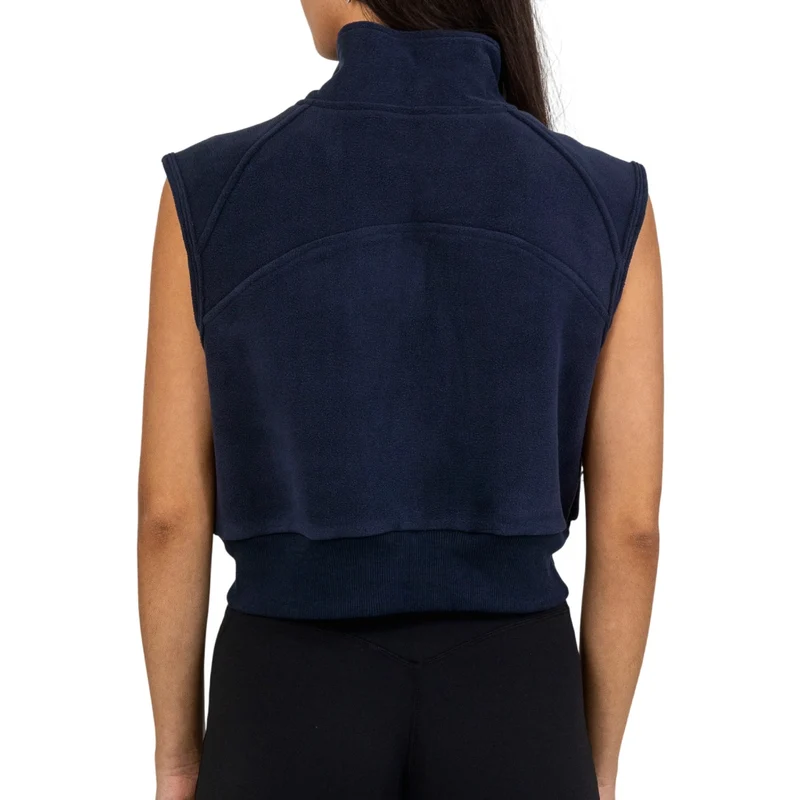 TNG Chaleco sin Mangas Fleece Vest Azul, para Mujer