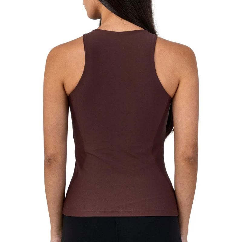 TNG Blusa sin Mangas Hight Neck Café, para Mujer
