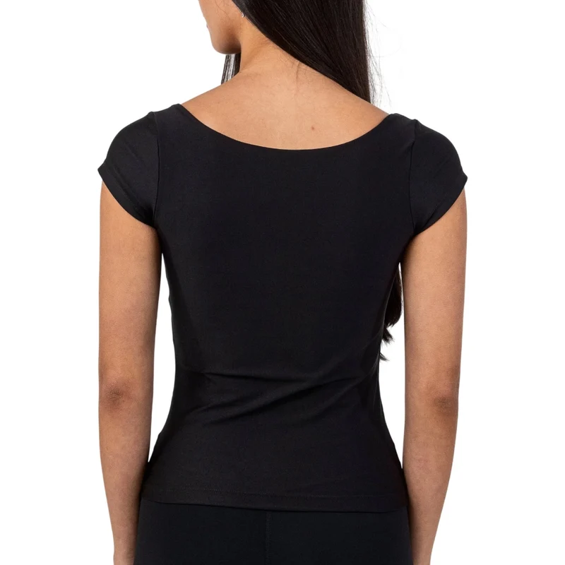 TNG Top Basic Sleeve Negro, para Mujer
