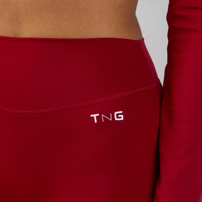 TNG Leggings Deportivo Relume Extendido Rojo, para Mujer