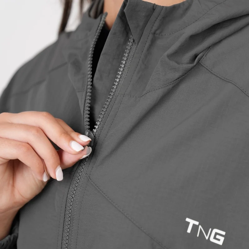 TNG Jacket Water Resistant Gris, para Mujer