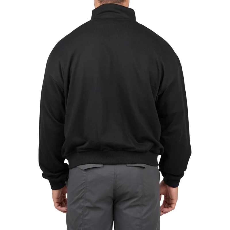 TNG Sweater Boxy Half Zip Negro, para Hombre