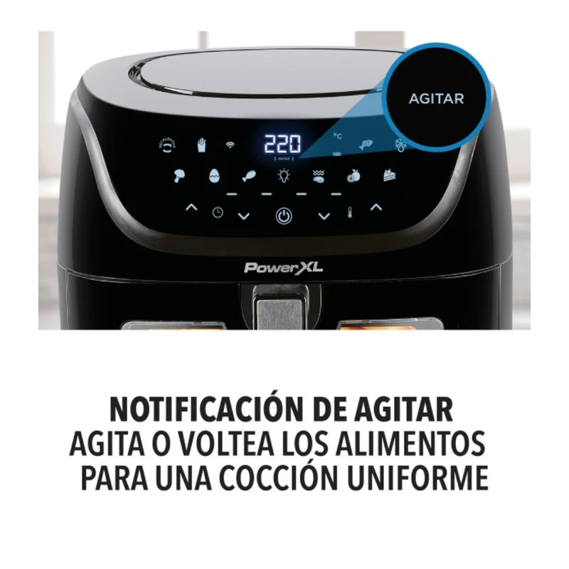 Power XL Olla Freidora de Aire Wi-Fi 7.5 Litros, AF-E8001-WA-LA