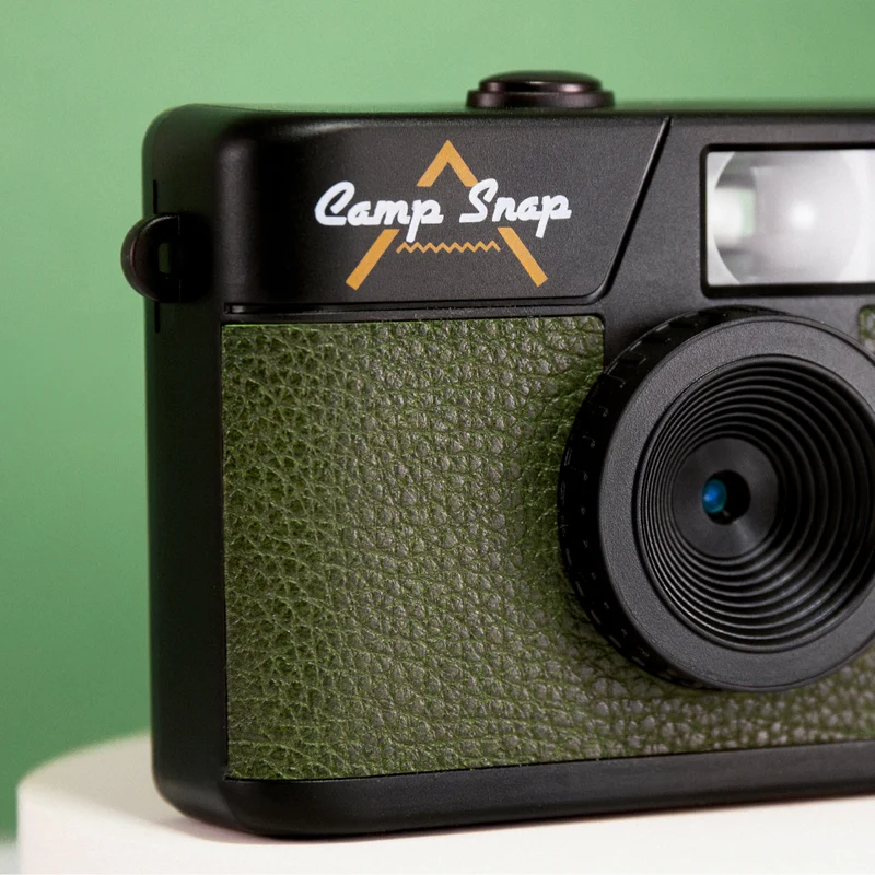 Camp Snap Cámara Fotográfica Digital Vintage sin Pantalla, 1ra Gen