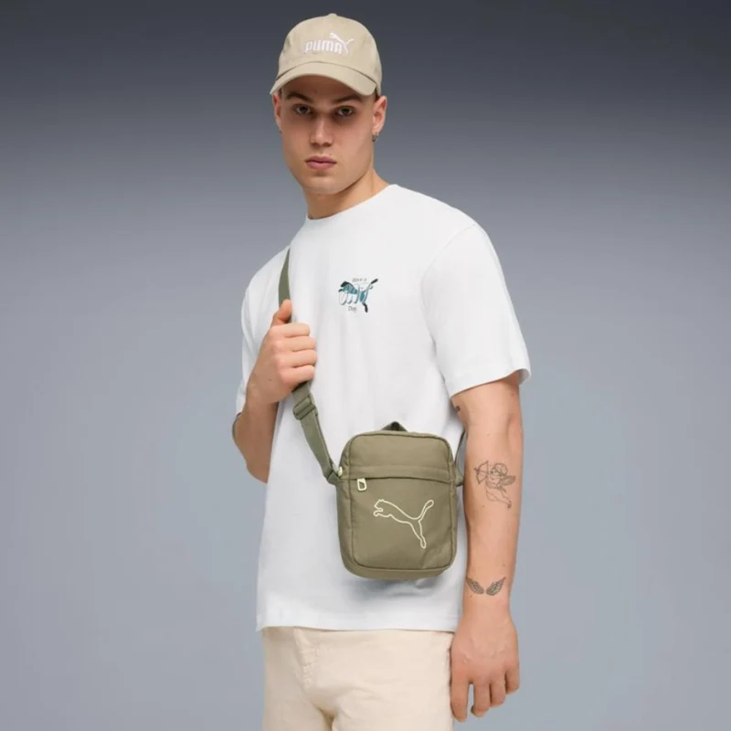 Puma Bolso Cruzado Plus Verde, Unisex