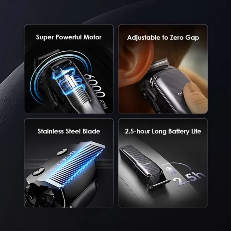 Oraimo Cortadora de Cabello SmartClipper 2C, OPC-CL30C