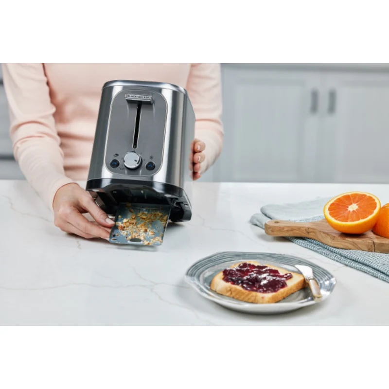 Black & Decker Tostador de Pan 2 Rebanadas, TR1227-0SDLA