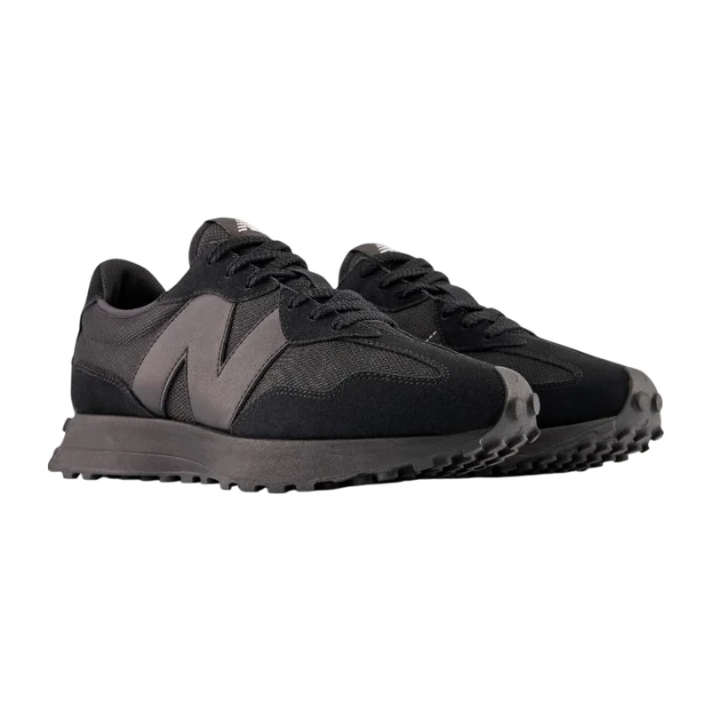 New Balance Tenis Championes 327 Negro, para Hombre