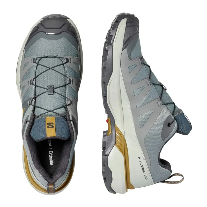 Salomon Tenis X Ultra 360 Gris/Celeste, para Hombre