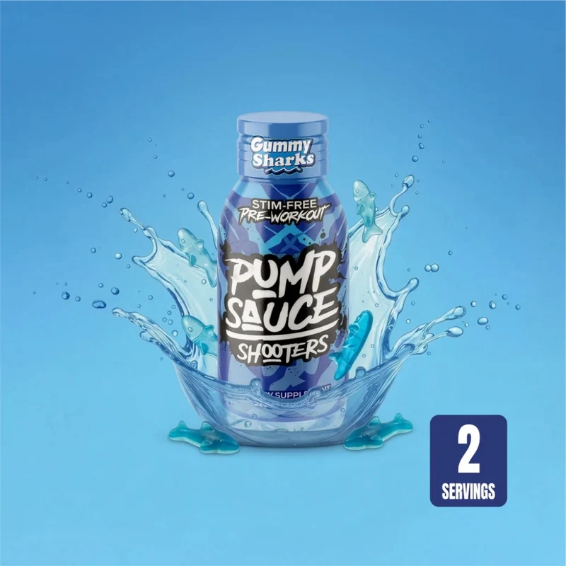 Pump Sauce Bebida Deportiva Pre-Working Sauce Shooters 60 ml, 12 Unidades