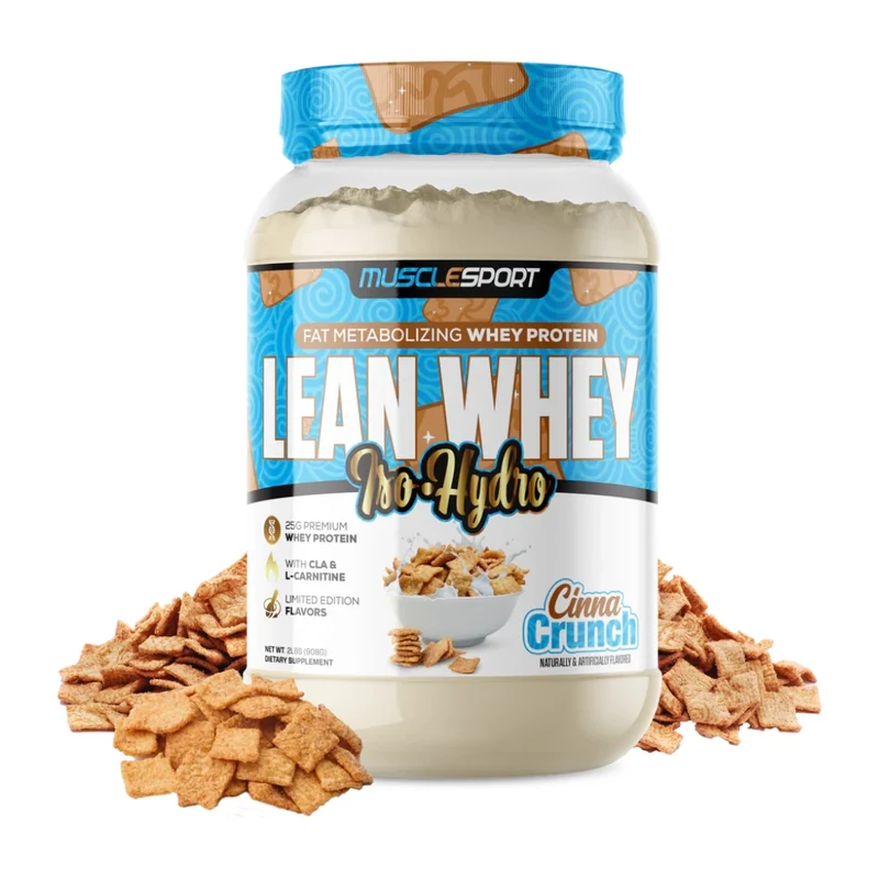 Musclesport Suplemento Deportivo Proteína Lean Whey Iso Hydro, 2 Libras