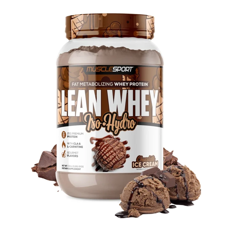 Musclesport Suplemento Deportivo Proteína Lean Whey Iso Hydro, 2 Libras