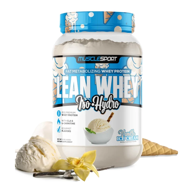 Musclesport Suplemento Deportivo Proteína Lean Whey Iso Hydro, 2 Libras