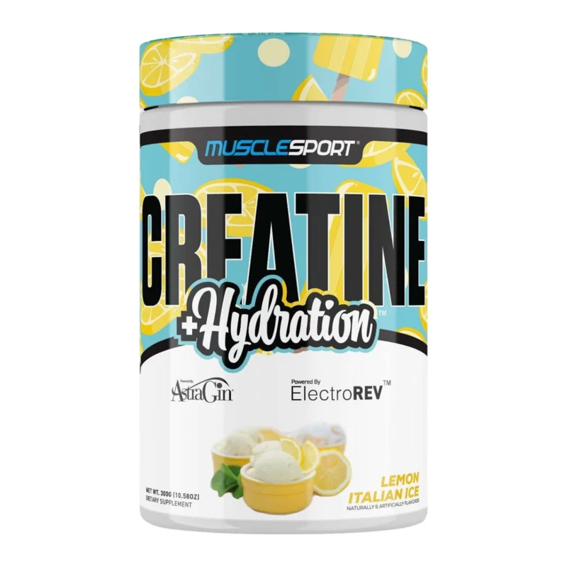 Musclesport Suplemento Alimenticio Creatina + Hidratación, 60 Porciones