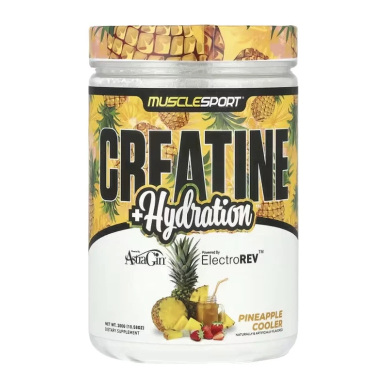 Musclesport Suplemento Alimenticio Creatina + Hidratación, 60 Porciones