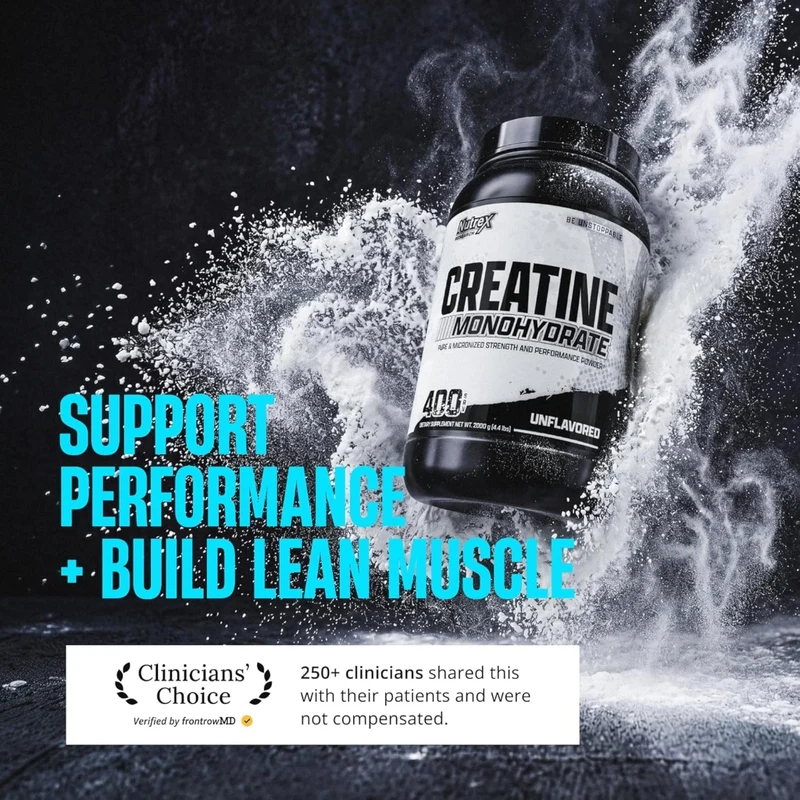 Nutrex Suplemento Deportivo Creatina Monohidratada, 400 Porciones
