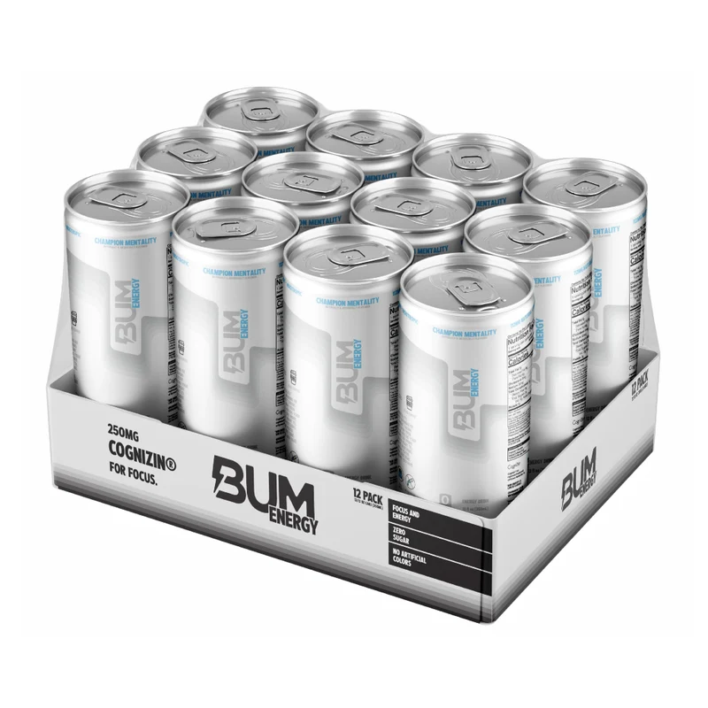 Raw Nutrition Set Bebidas Energéticas BUM Energy 12oz, 12 Unidades
