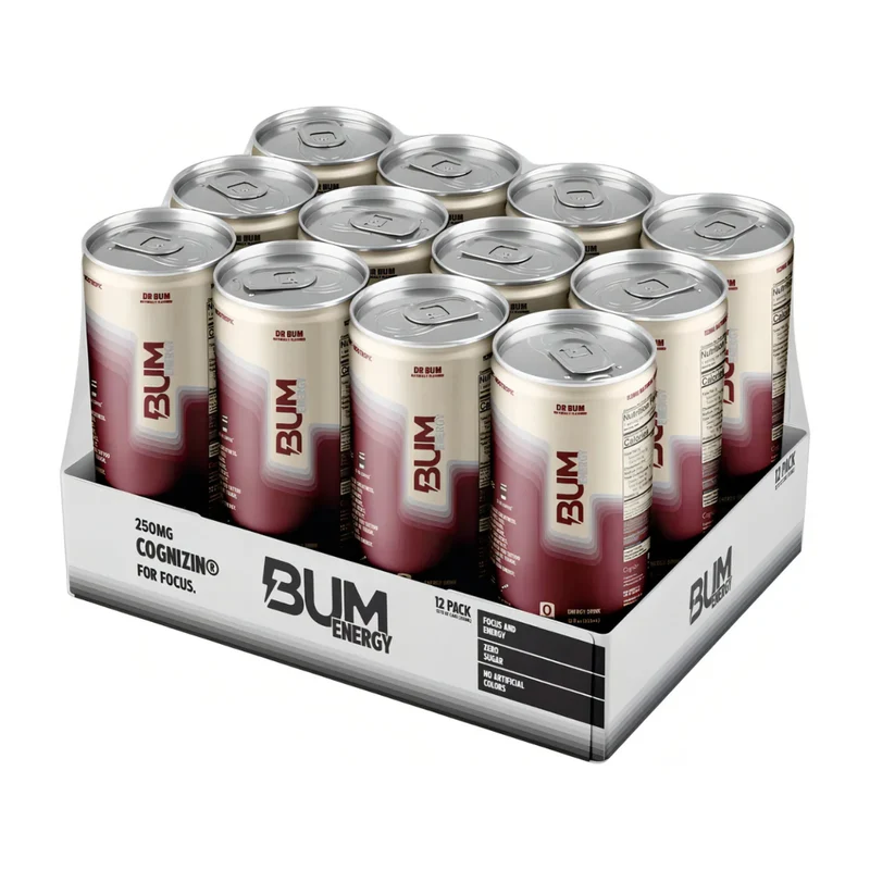 Raw Nutrition Set Bebidas Energéticas BUM Energy 12oz, 12 Unidades