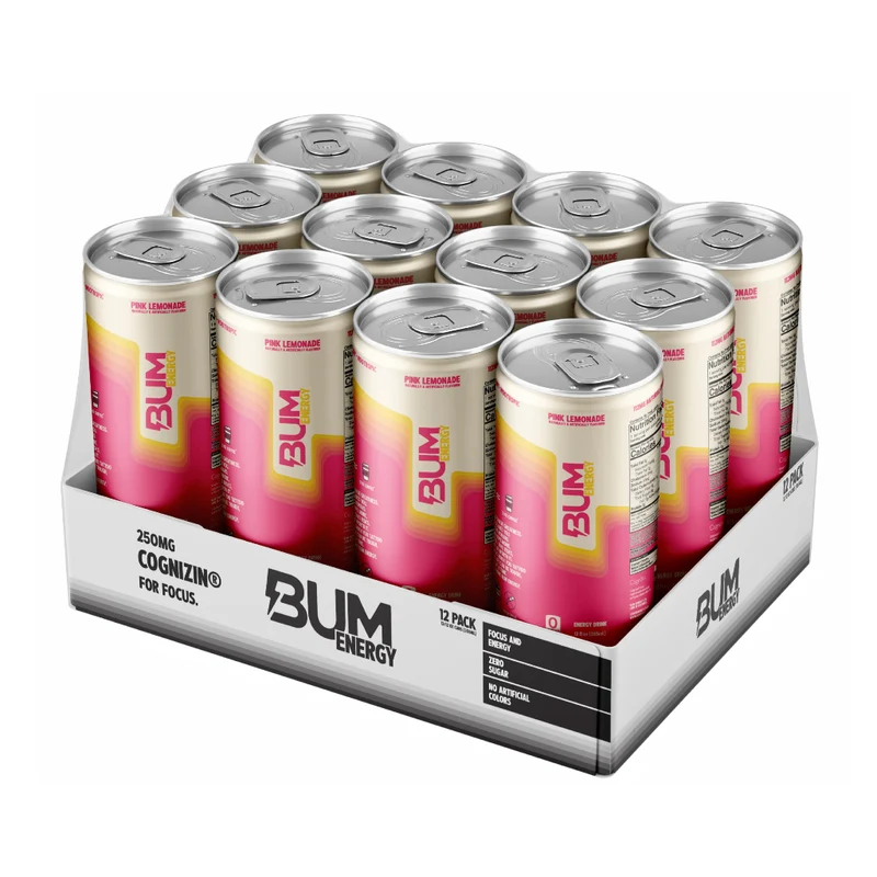 Raw Nutrition Set Bebidas Energéticas BUM Energy 12oz, 12 Unidades