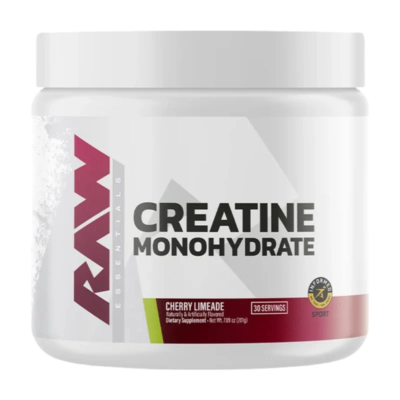 RAW Nutrition Suplemento Deportivo Creatina Monohidratada, 30 Porciones