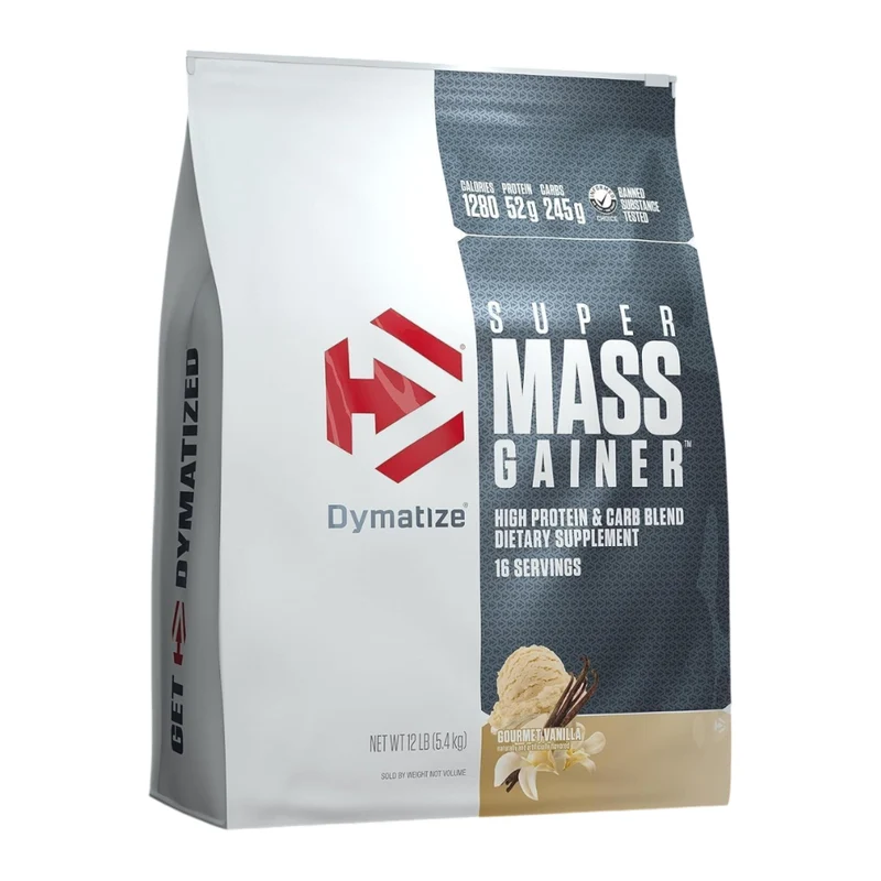 Dymatize Suplemento Deportivo Proteína Super Mass Gainer, 12 Libras