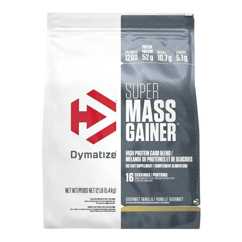 Dymatize Suplemento Deportivo Proteína Super Mass Gainer, 12 Libras