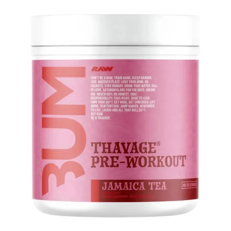 RAW Nutrition Suplemento Deportivo CBUM Thavage Pre-Workout, 40/20 Porciones