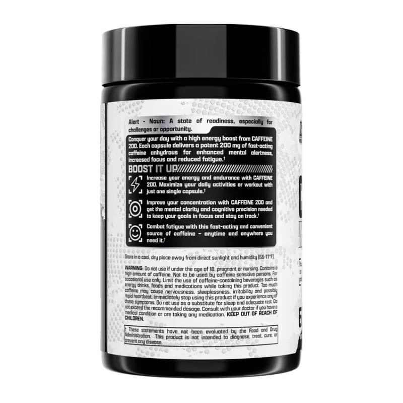 Nutrex Suplemento Alimenticio Cafeína 200, 60 Cápsulas
