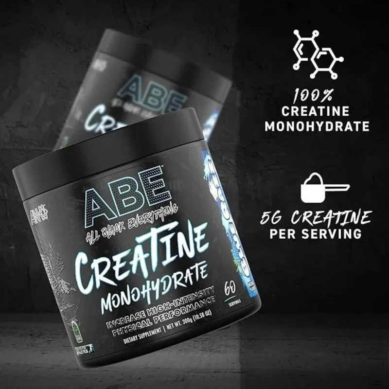 ABE Suplemento Alimenticio Creatina Micronizada 300 G, 60 Servicios